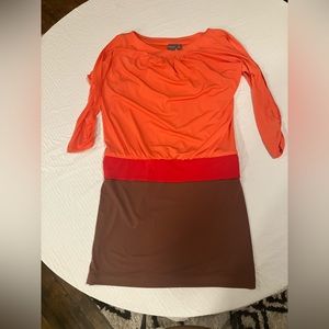 Muse Colorblock Cold Shoulder Dress Size 2